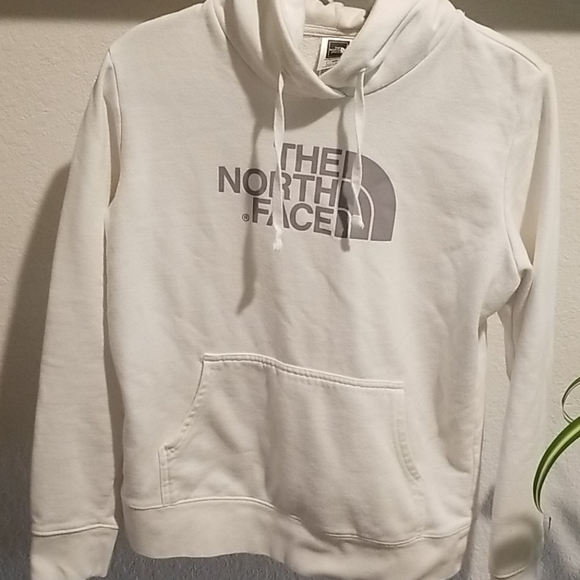 The North Face Tops - White North Face women's hoodie size M